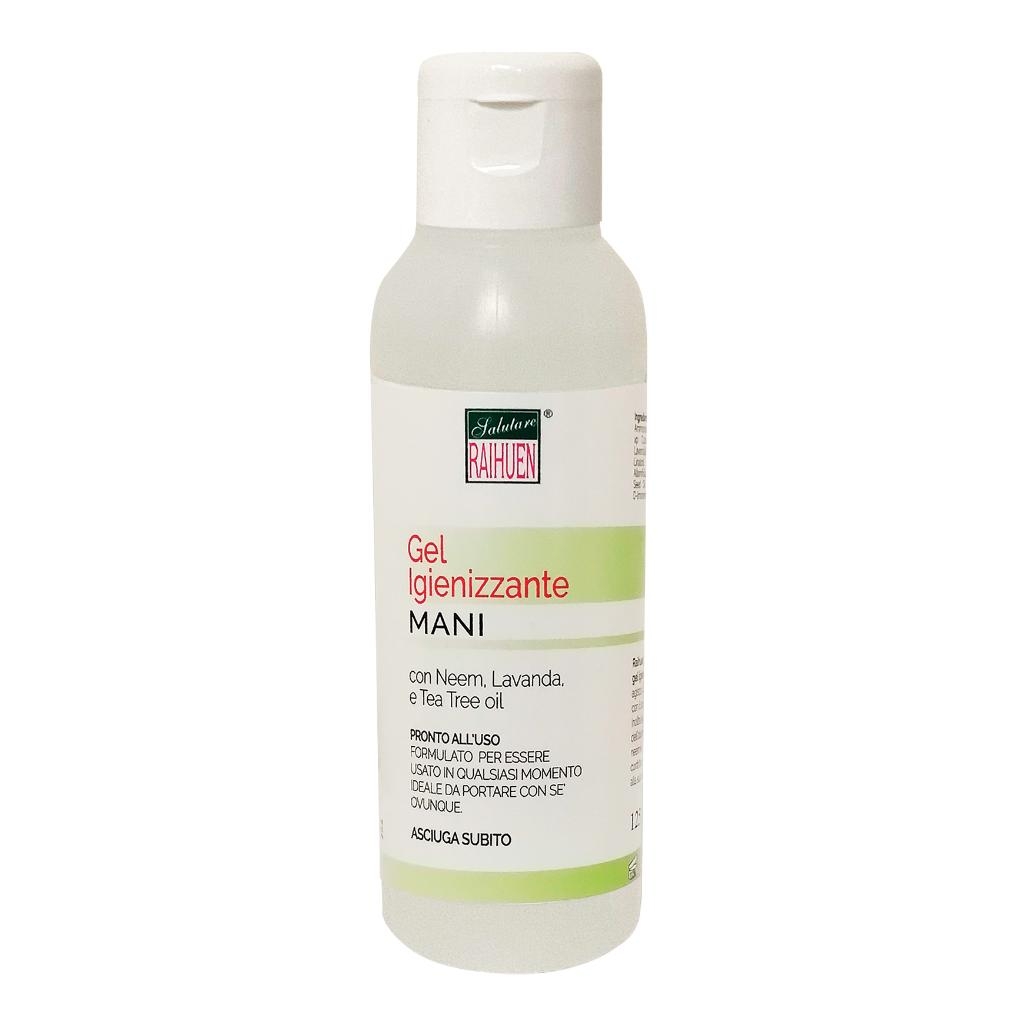 RAIHUEN GEL IGIENIZZANTE MANI CON OLIO DI NEEM/TEA TREE/LAVANDA 125 ML