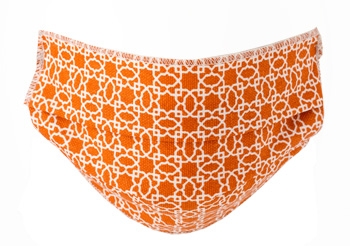 ARABO ARANCIO MASCHERINA LAVABILE TRIPLO STRATO 2 PEZZI