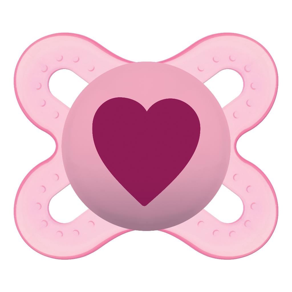MAM SUCCHIETTO ORIGINAL START 0-2 MESI SILICONE FEMMINA 2 PEZZI