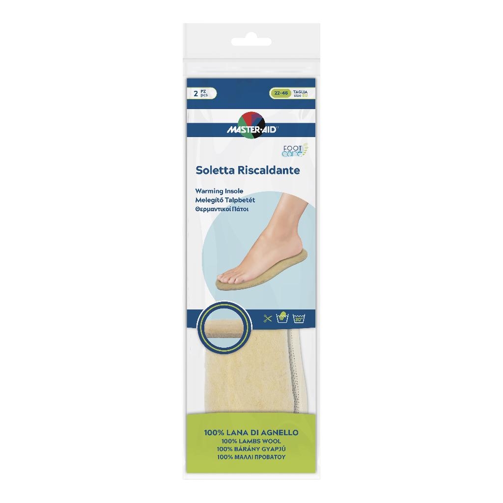 MASTER-AID FOOTCARE SOLETTA RISCALDANTE RITAGLIABILE 2 PEZZI I3