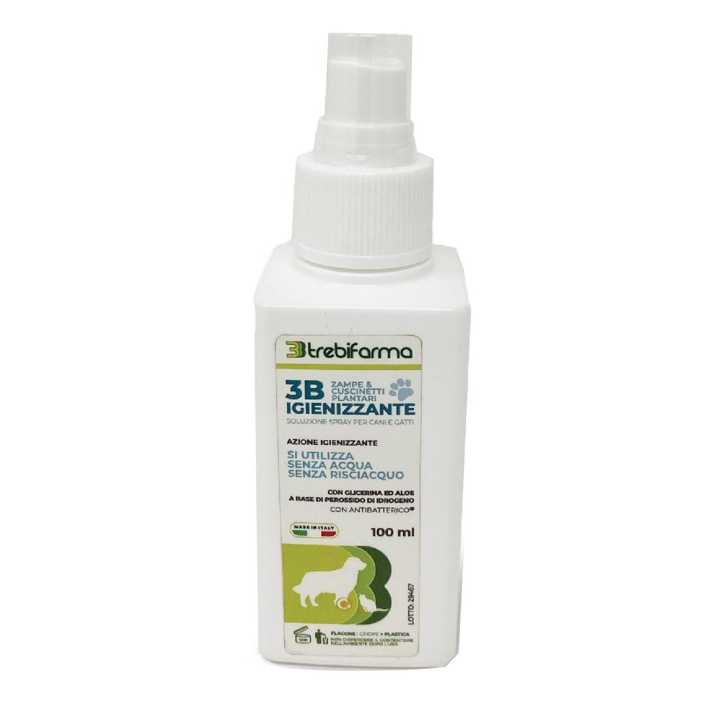 3B IGIENIZZANTE ZAMPE CANI GATTI FLACONE SPRAY 100 ML