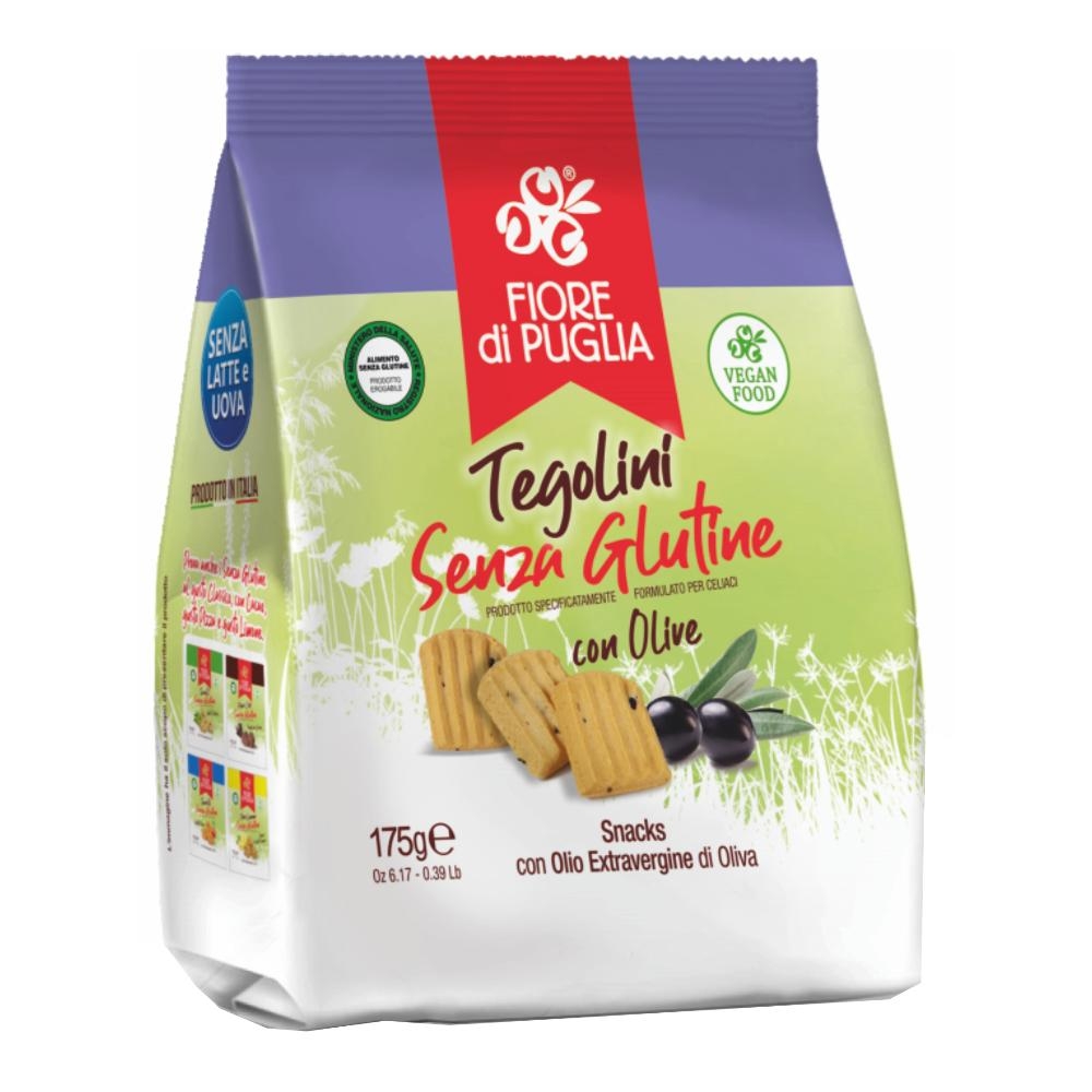FIORE DI PUGLIA TEGOLINI CON OLIVE 175 G