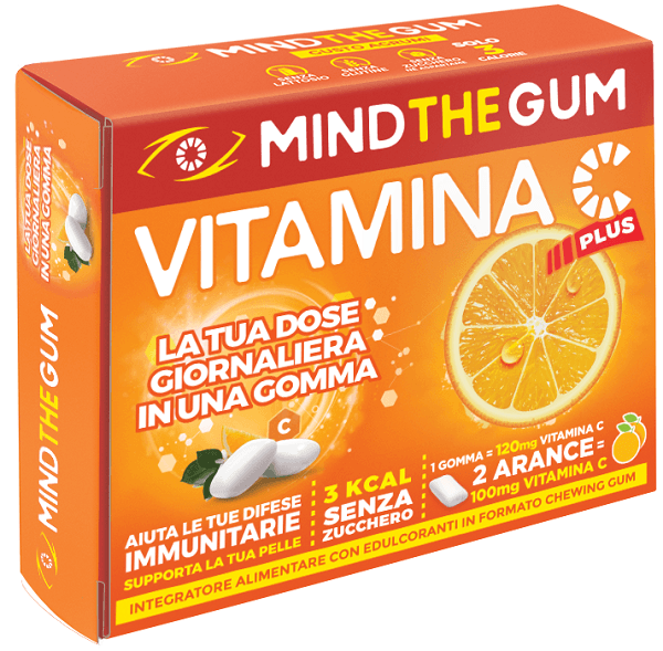 MIND THE GUM VITAMINA C AGRUMI 18 GOMME CONFETTATE