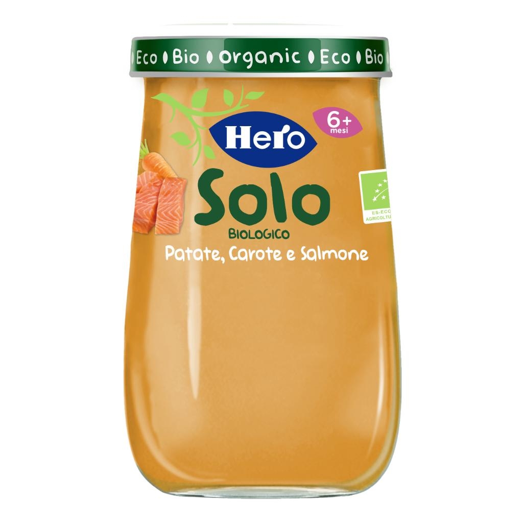 HERO BABY SOLO OMOGENEIZZATO SALMONE VERDURE 190 G