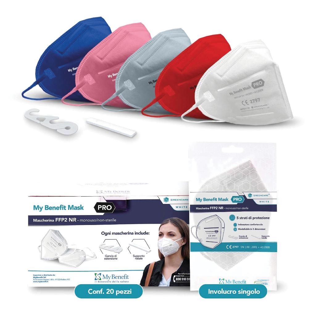 MY BENEFIT MASK PRO FFP2 NR MASCHERINA PINK 1 PEZZO