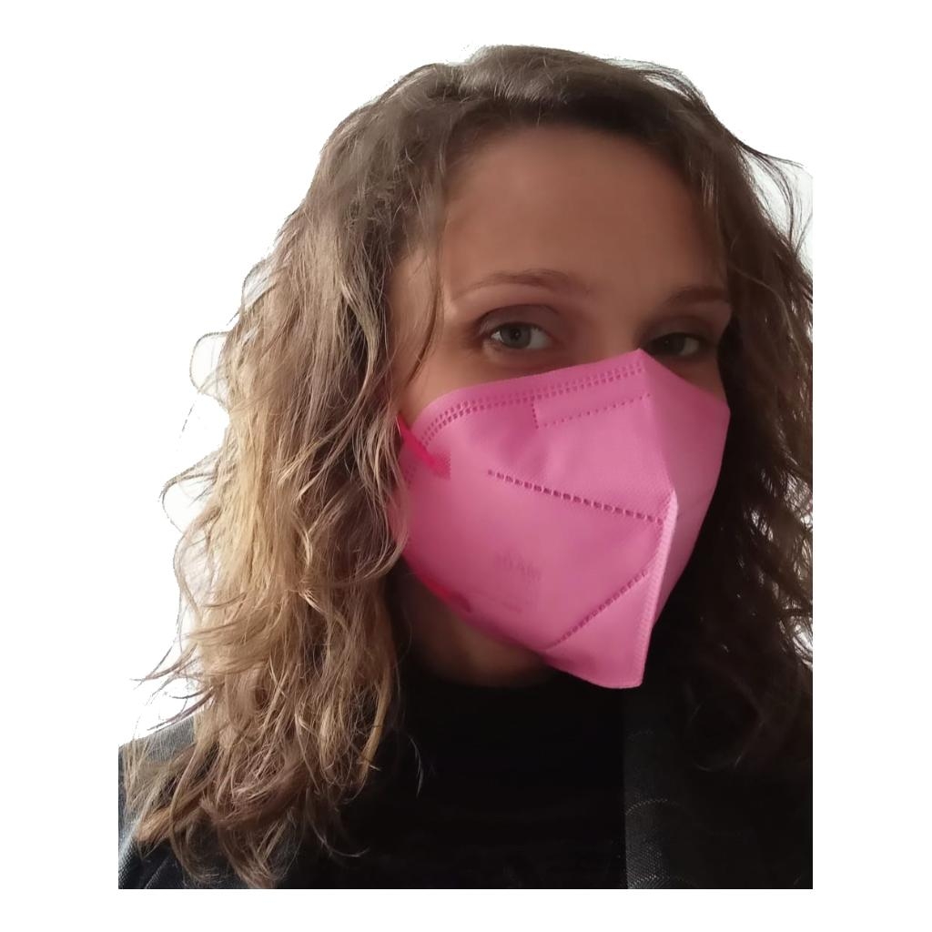SIRIA 20 SEMIMASCHERA FILTRANTE ANTIPOLVERE FFP2 NR PINK
