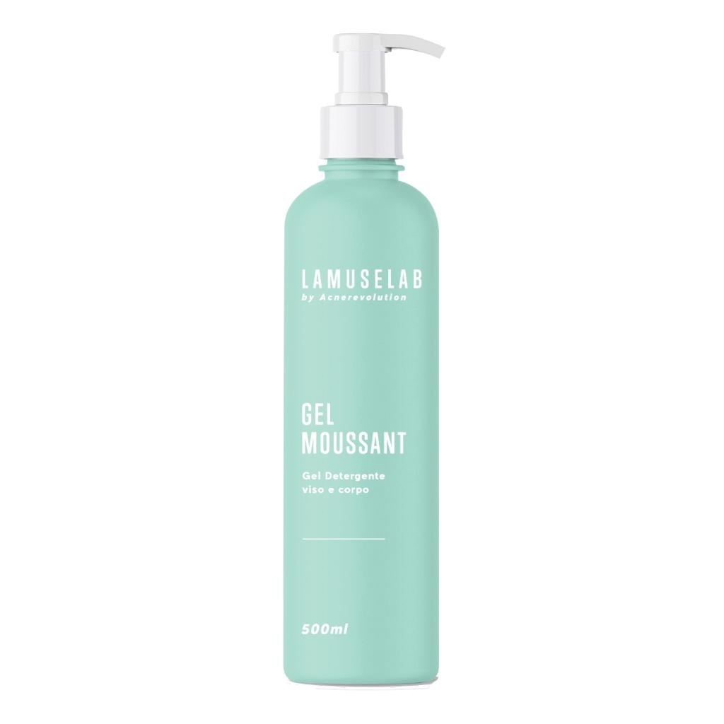 LAMUSELAB GEL MOUSSANT DETERGENTE VISO E CORPO 500 ML