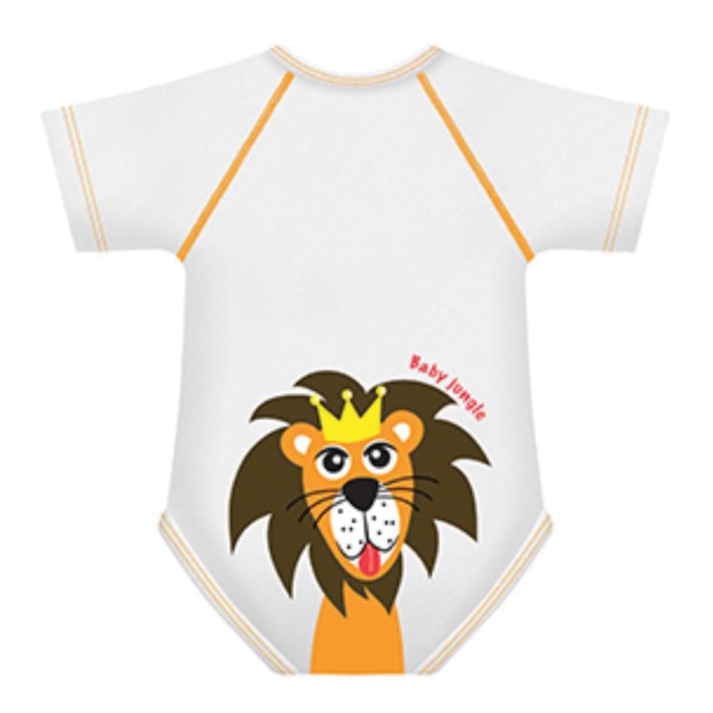BODY 0-36M BIO COTTON 4SEASON BABY JUNGLE LEONE