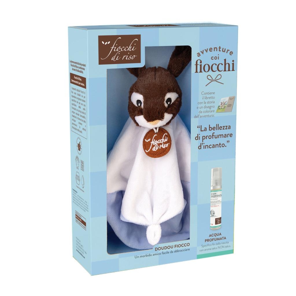 FIOCCHI DI RISO COFANETTO AVVENTURE DOUDOU AZZURRO