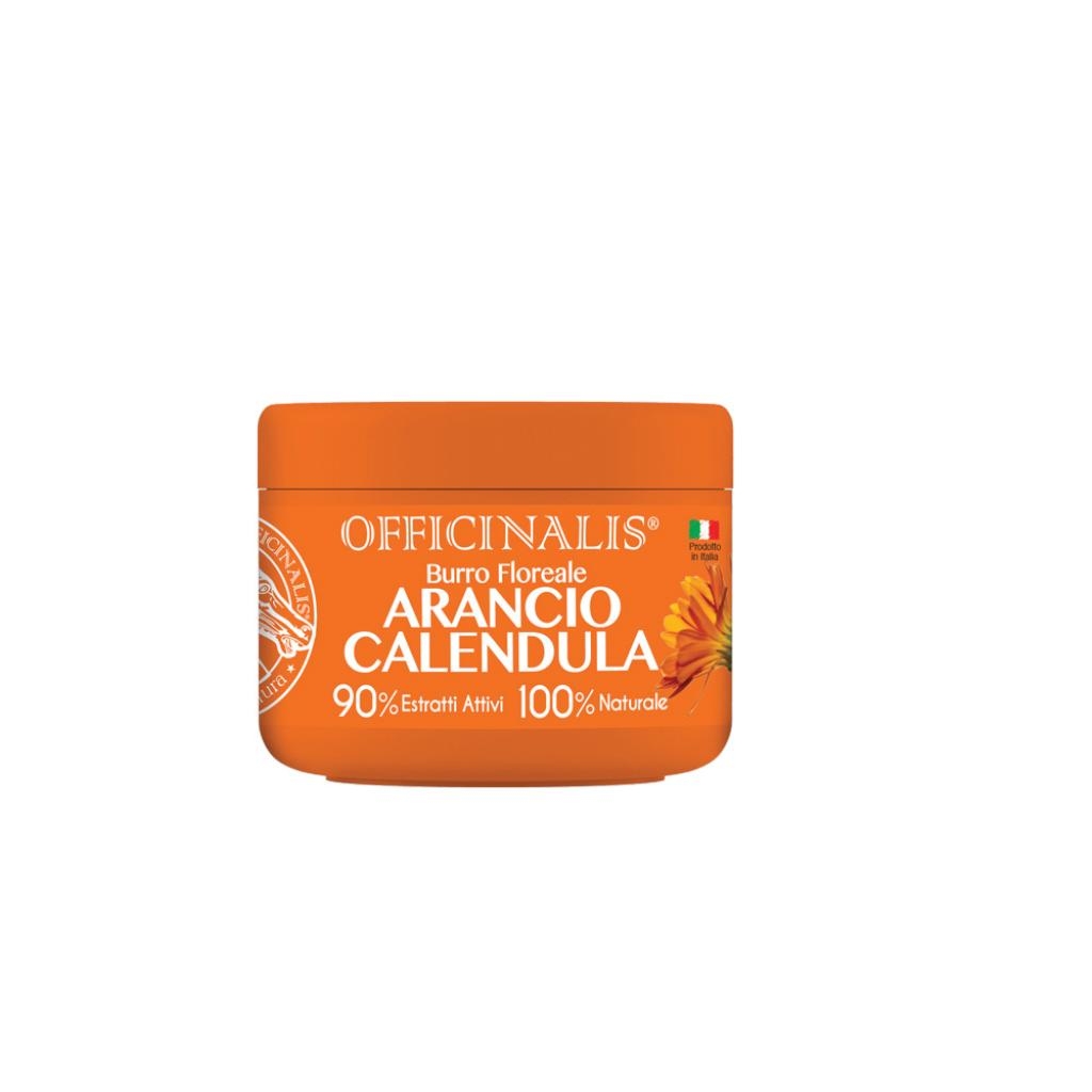BURRO FLOREALE ARANCIO CALENDULA USO UMANO 100 ML