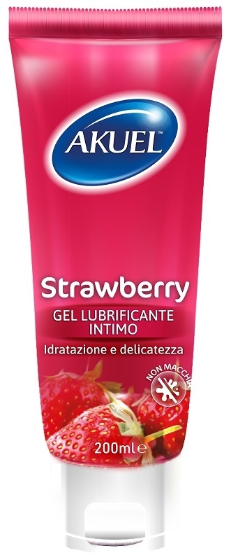 AKUEL STRAWBERRY GEL LUBRIFICANTE 200 ML