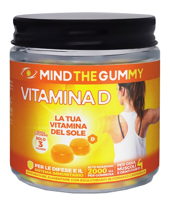 MIND THE GUMMY VITAMINA D 30 PASTIGLIE GOMMOSE GUSTO LIMONE SENZA ZUCCHERO
