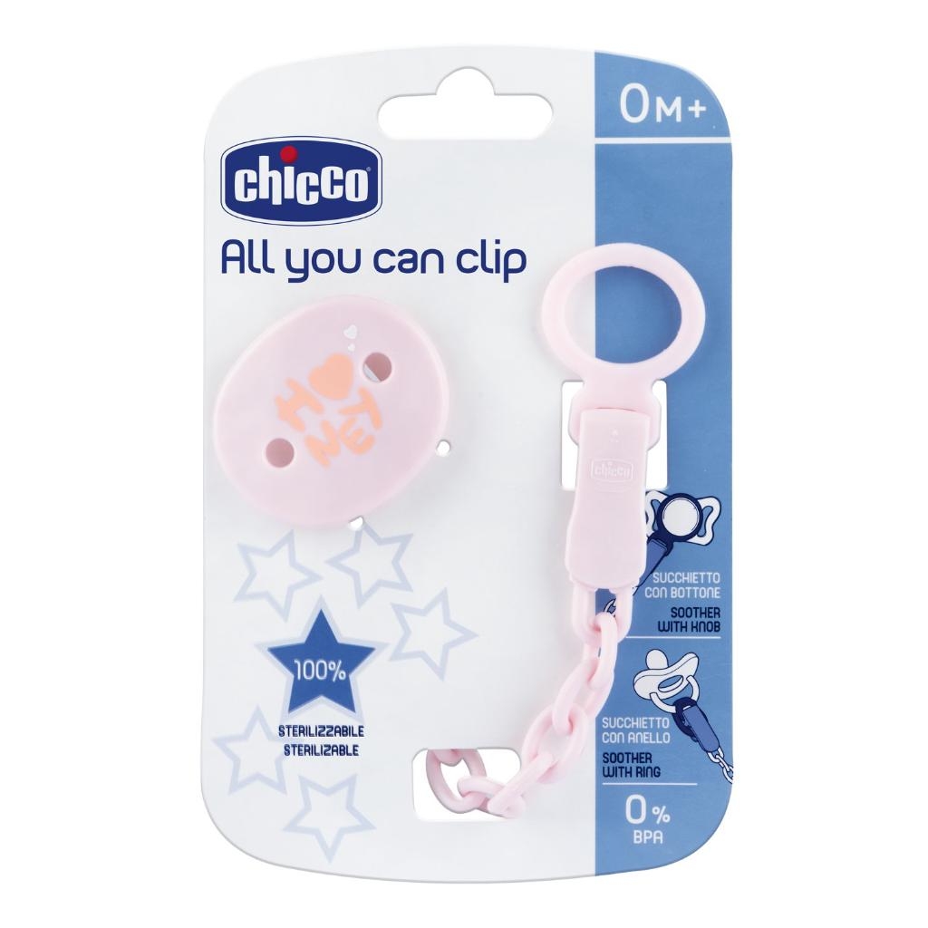 CHICCO CLIP UNIVERSALE ROSA