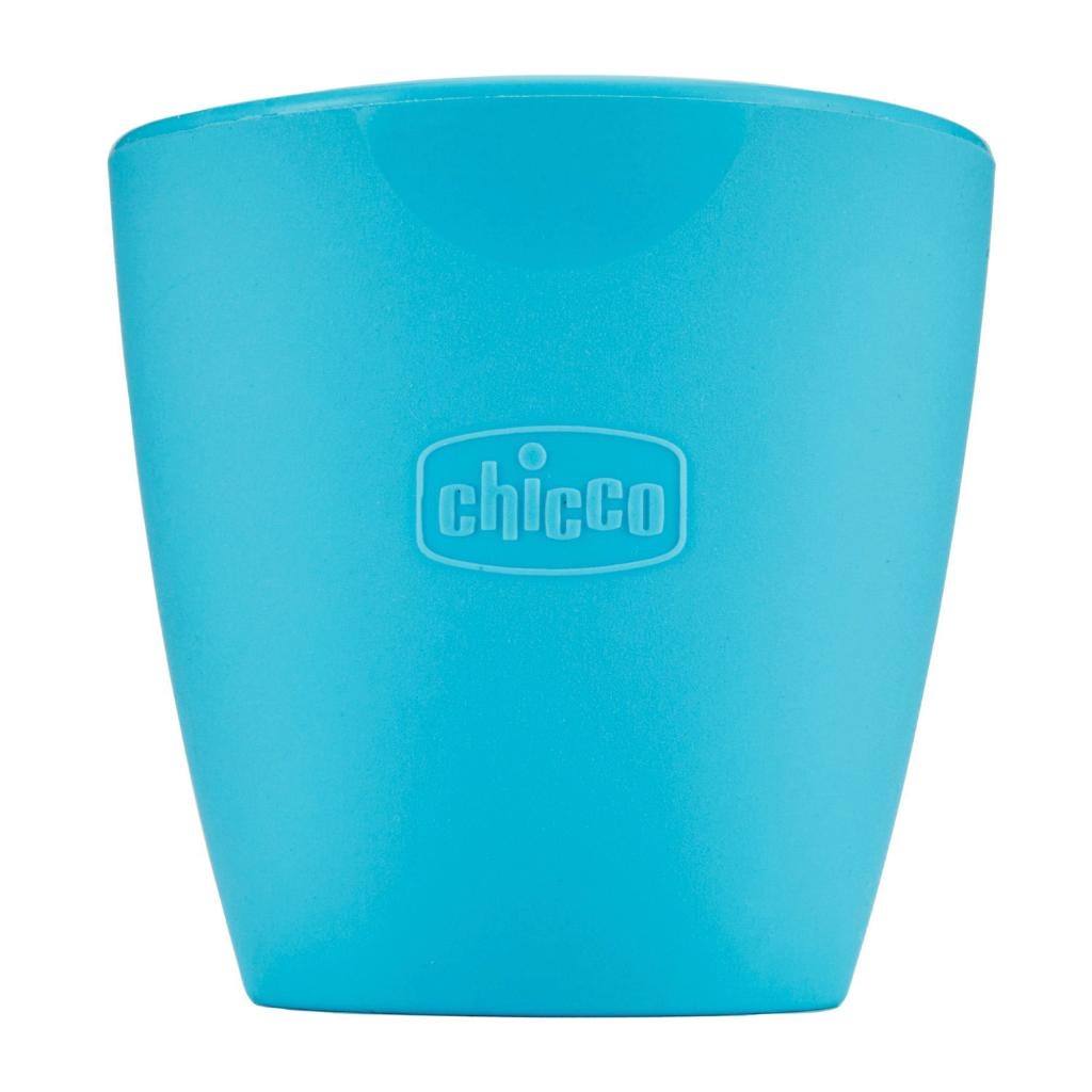 CHICCO BIBERON SILICONE AZZURRO 6 MESI+