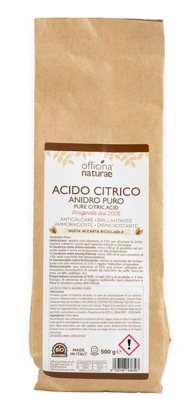 ACIDO CITRICO ANIDRO PURO 500 G