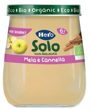 HERO SOLO OMOGENEIZZATO MELA CANNELLA 120 G