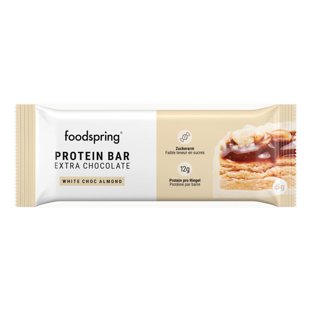 PROTEIN BAR EXTRA CHOCOLATE WHITE CHOCOLATE ALMOND 45 G