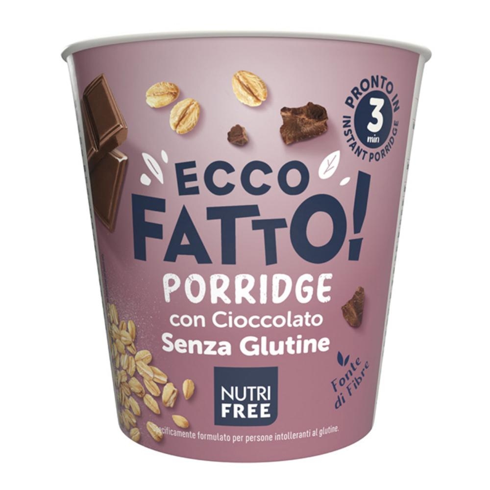NUTRIFREE ECCO FATTO PORRIDGE FRAGOLE E MIRTILLI 50 G