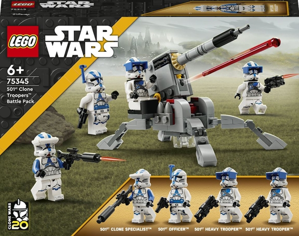 LEGO STAR WARS 75345 BATTLE PACK CLONE TROOPERS LEGIONE 501