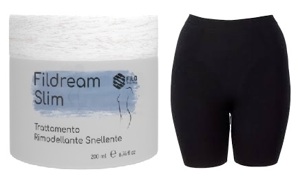 FILDREAM SLIM TRATTAMENTO RIMODELLANTE SNELLENTE KIT L/XL 1 CREMA 200 ML 1 PANTALONCINO L/XL
