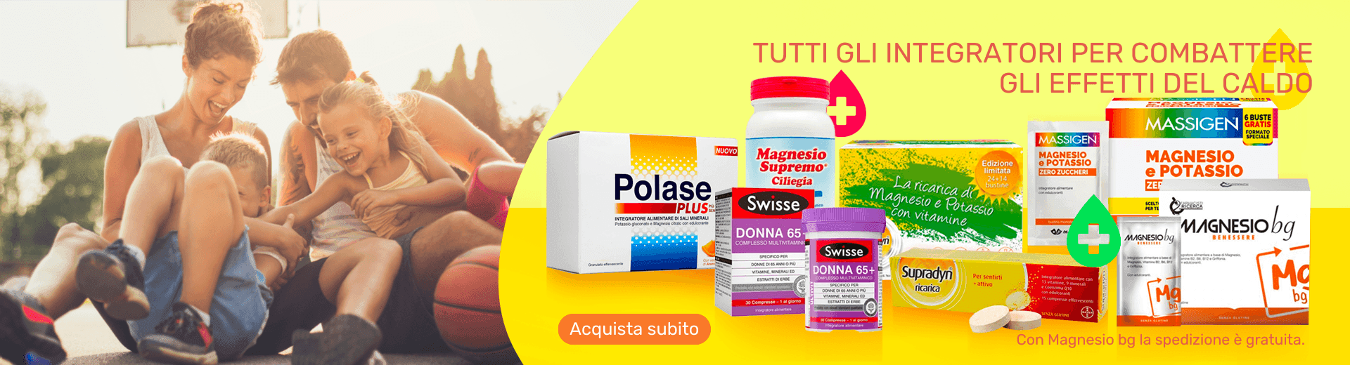 Energia con vitamine e sali minerali