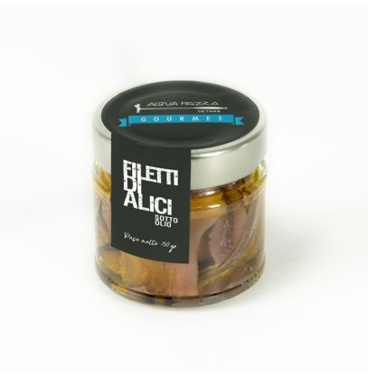 Filetti di Alici in olio Acquapazza Gourmet 150gr