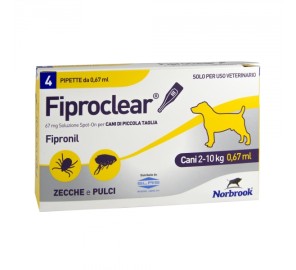 FIPROCLEAR Spot-On 4 Pip. 67mg