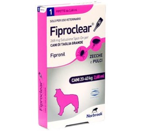 FIPROCLEAR Spot-On 1 Pip.268mg