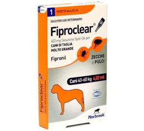 FIPROCLEAR Spot-On 1 Pip.402mg
