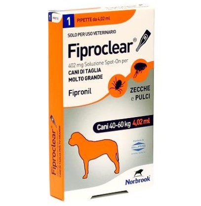 FIPROCLEAR Spot-On 1 Pip.402mg