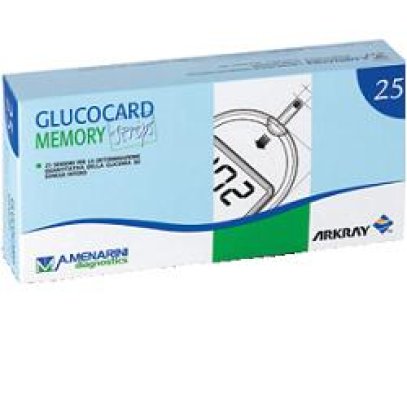 GLUCOCARD MEMORY STRIPS 25STR