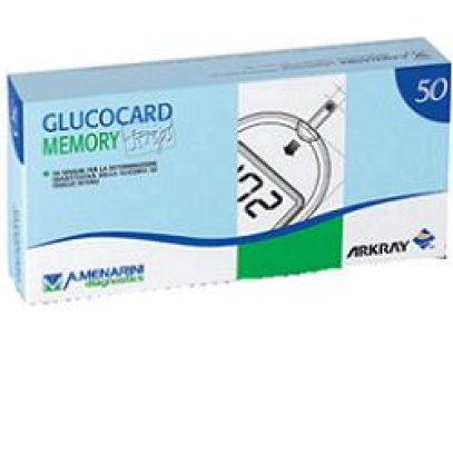 GLUCOCARD MEMORY STRIPS 50STR