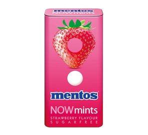 MENTOS NOWMINTS STRAWBERRY 18G