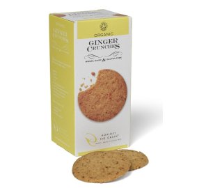 ORGANIC GINGER CRUNCHES 150G
