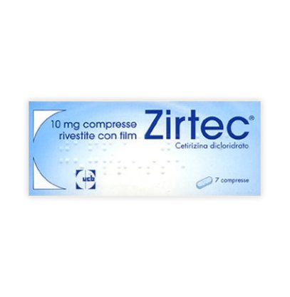ZIRTEC 7CPR RIV 10MG