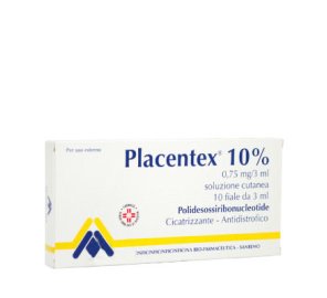 PLACENTEX SOL CUT 10F 0,75MG