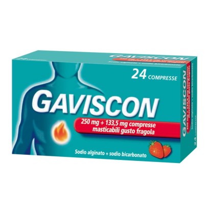 GAVISCON 24CPR FRAG250+133,5MG