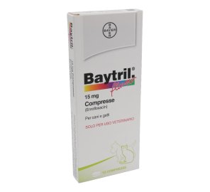 BAYTRIL FLAVOUR 10CPR 15MG
