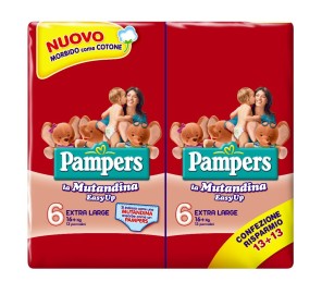 PAMPERS EASY UP XL 26PZ