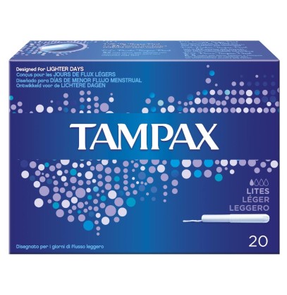 TAMPAX BLUE BOX LITES 20PZ