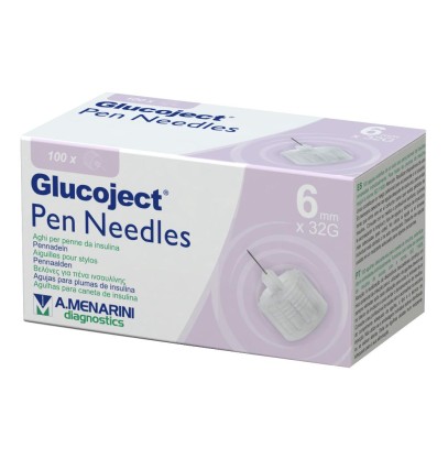 GLUCOJECT Pen Needles 32g 6mm