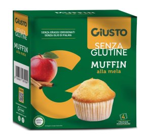 GIUSTO S/G Muffin Mela 4x50g